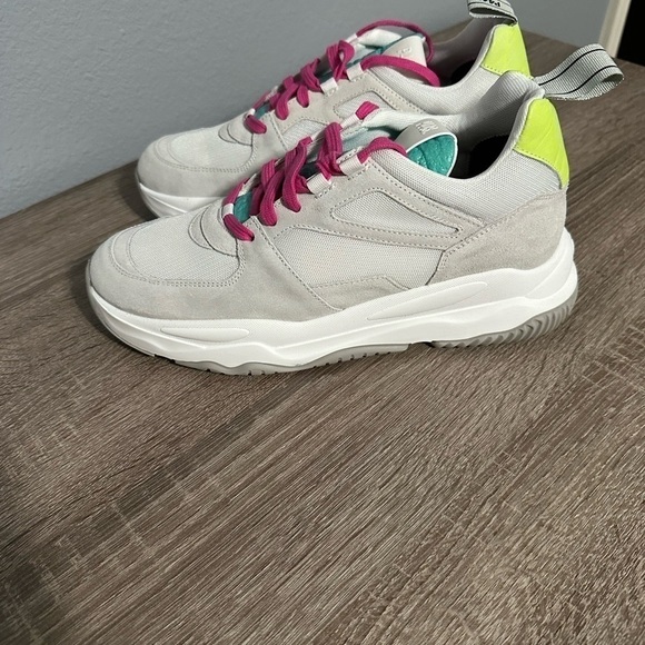 New P448 Lemon & Lime Luke Dogma Trainer Sneakers, Size 40 (9.5/10) (v) - Picture 6 of 11